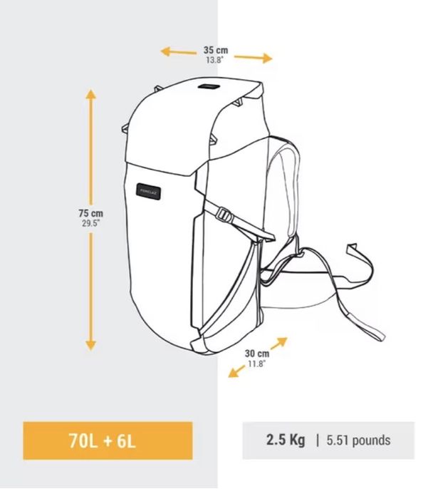 Rucsac trekking Forclaz
