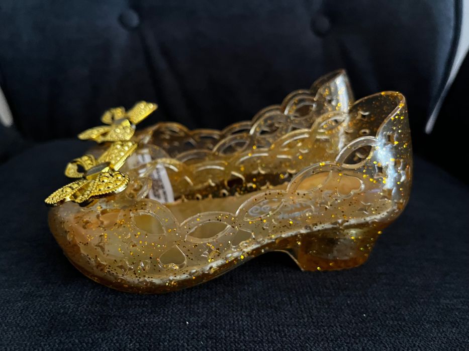 Оригинални Дисни златни пантофки (светещи ) чисто нови