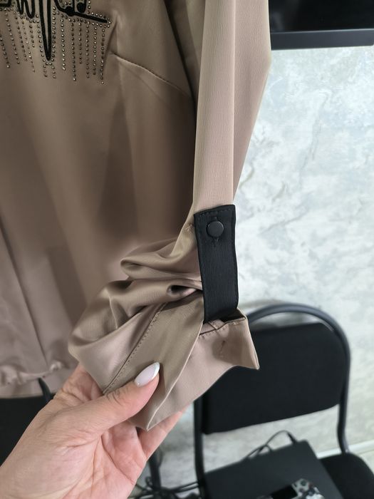 Офисная блуза длинный рукав