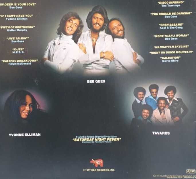 Bee Gees - Night Fever – Original Picture Soundtrack Disc vinil