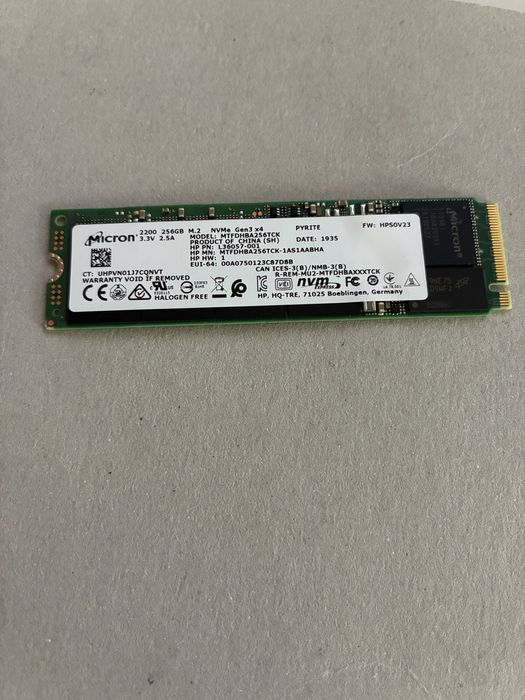 Ssd micron 256gb