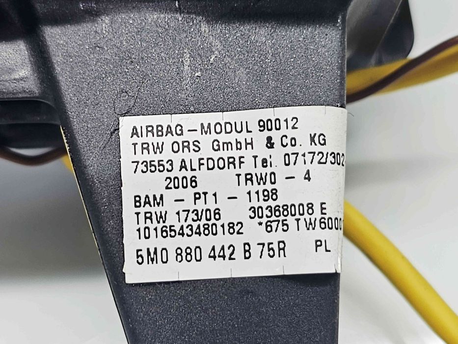 Airbag lateral dreapta Volkswagen Golf 5 Plus (5M1) [Fabr 2005-2008]