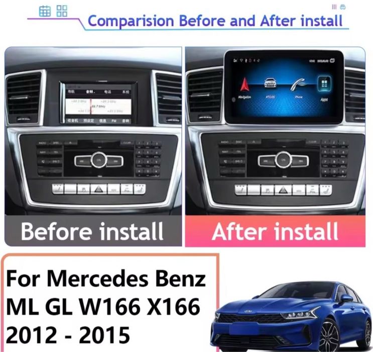 Navigatie Mercedes ML GL W166