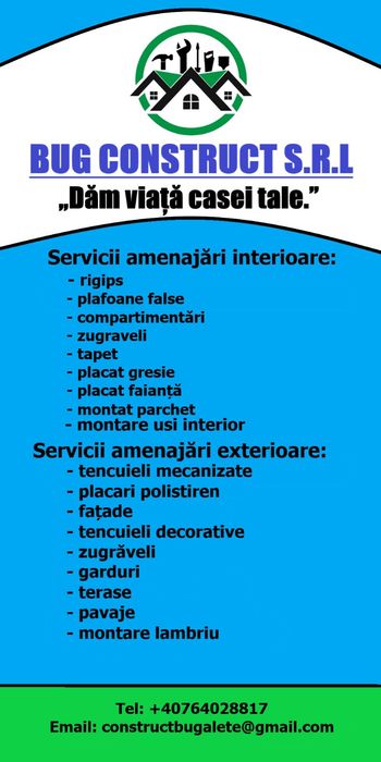 Amenajări și renovări interioare și exterioare