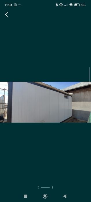 Koʻchma doʻkon 6×4 razmerda.Sendvich paneldan yasalgʻan.50 mln