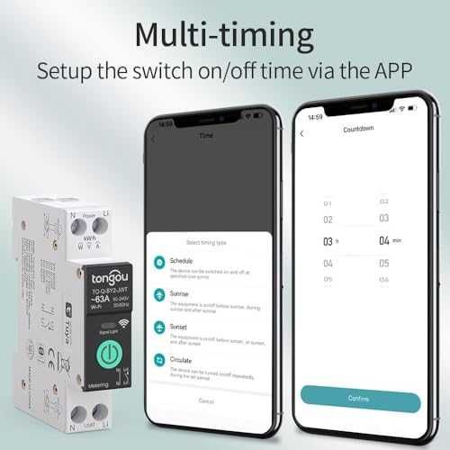 TONGOU Smart Switch 1–63A DIN рейка Tuya Smart Life