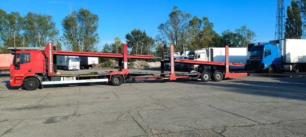 Transportor auto IVECO EuroCargo M152 , Platforma auto 8 pozitii