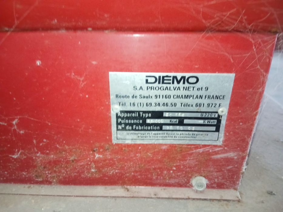 Vand tun de caldura pe motorina profesional industri