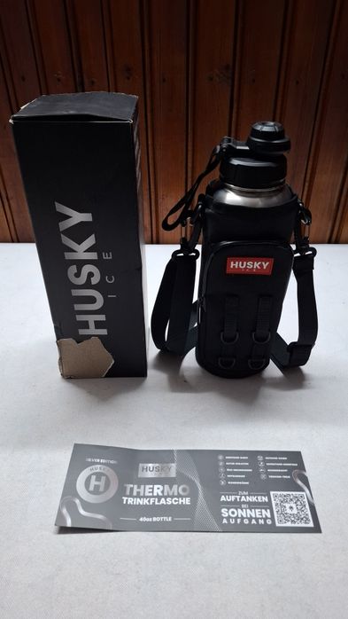 Термос бутилка HUSKY ICE с чанта за носене, съхранение,1.2л херметична