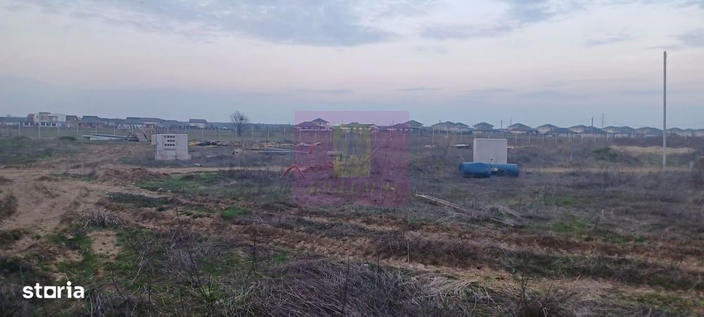 Săbăreni, teren curti-constructii 610 mp cu utilităti