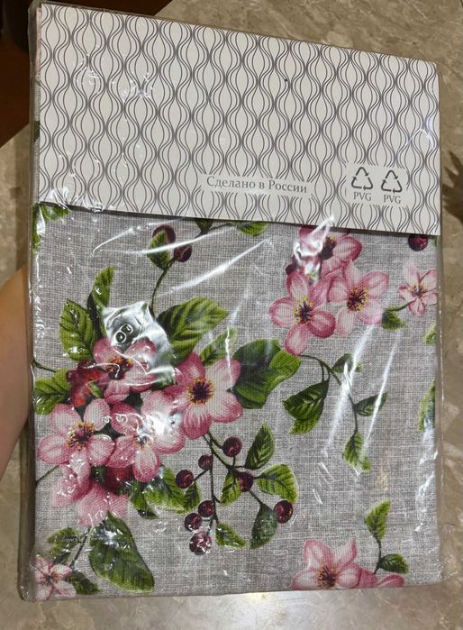 Скатерть Modjimoda «Токио» 145×110 см | 100% хлопок | Новая
