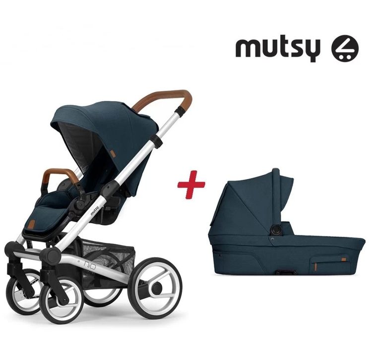 НОВА ЦЕНА: Детска количка Mutsy Nio 2 in 1 с много аксесоари