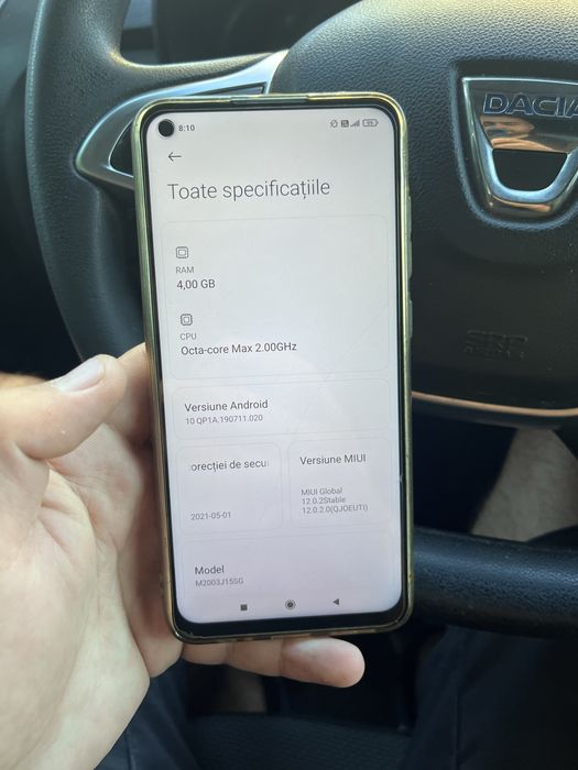 Xiaomi Redmi Note 9 4GB RAM 128GB Impecabil Baterie 5020mAh Husa Folie