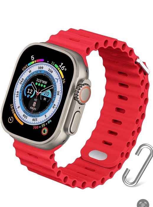 Curea Husa Folie Silicon Clema Metal Ceas Apple Seria 1 - 10