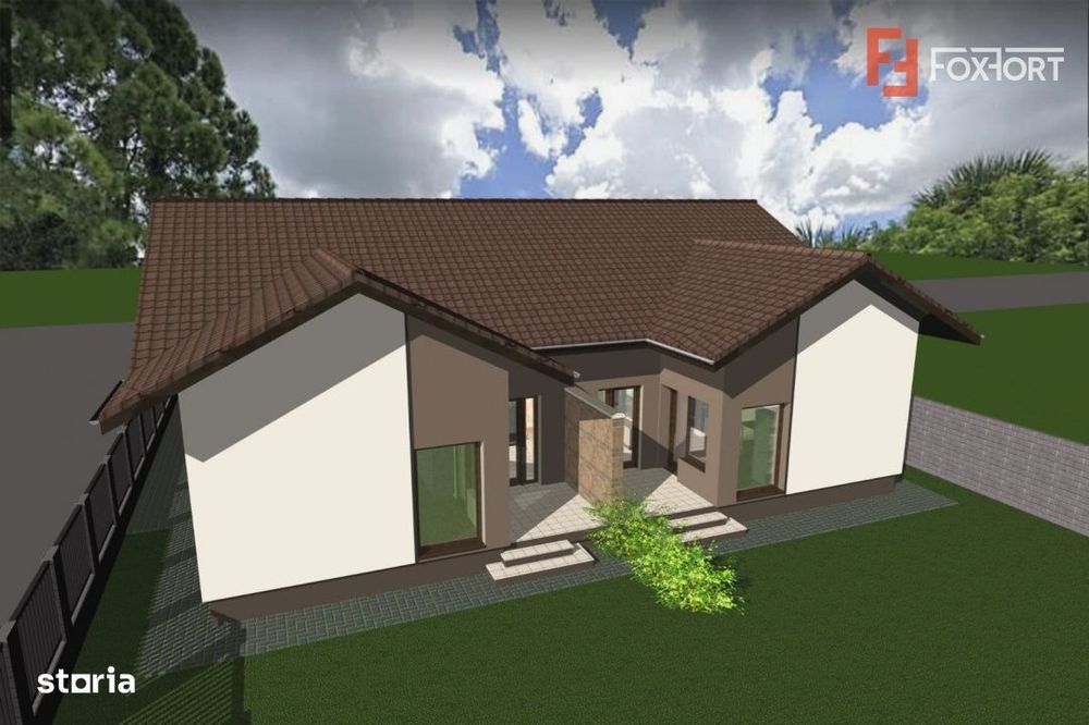 Teren intravilan pretabil constructii, autorizatie + fundatie, Giarmat