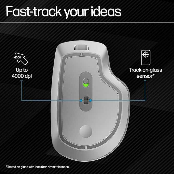 Нова безжична мишка HP 930 Creator Wireless Mouse / Bluetooth / 4000 DPI / Multi-Device