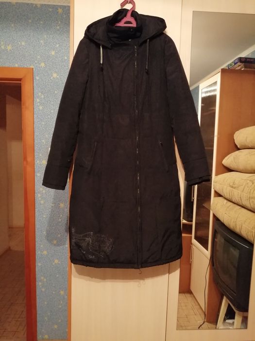 Плащ-пальто теплое