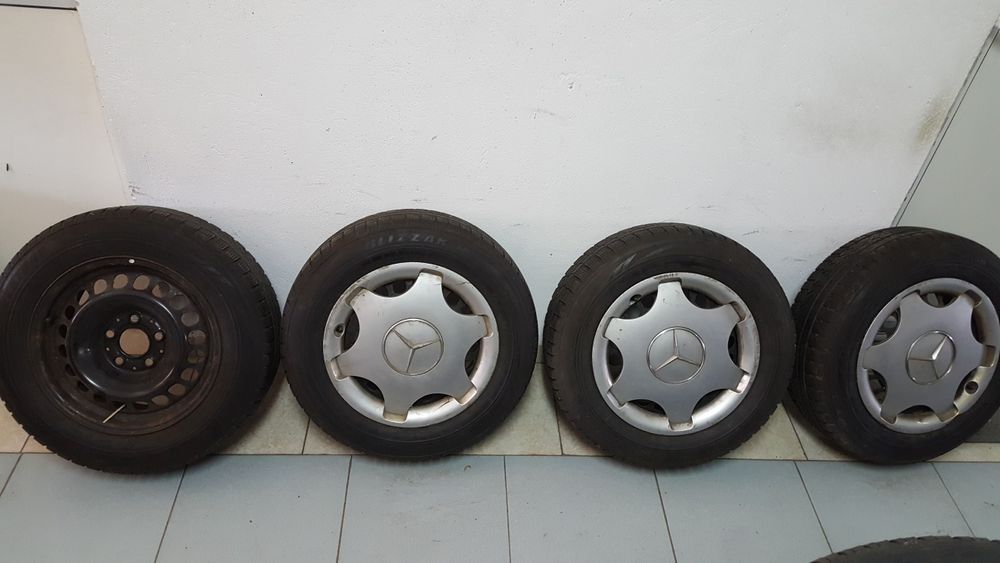 Джанти 15 5х112 за мерцедес с гуми 195 65 15
