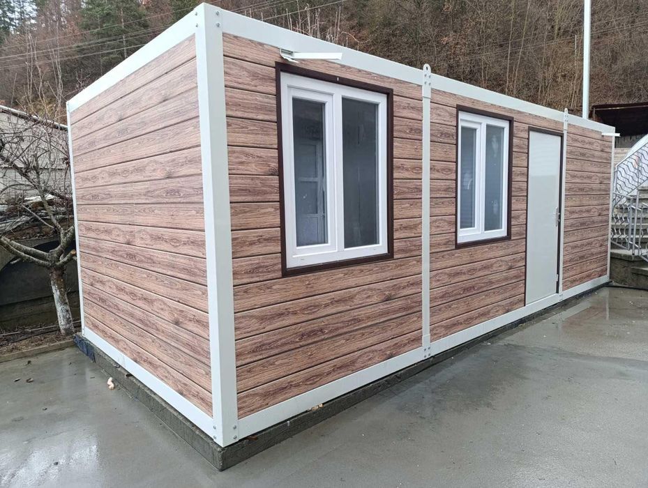 Офис контейнер Жилищен фургон Павилион Налични На изплащане