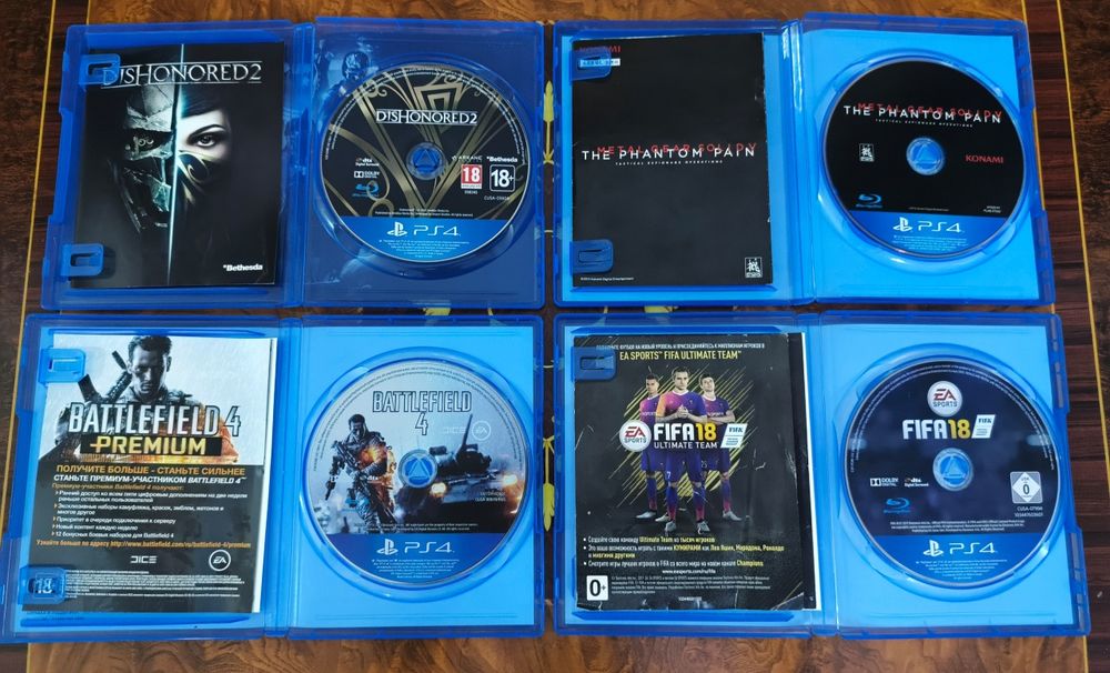 PS4 диски новые, для PS4 и PS5