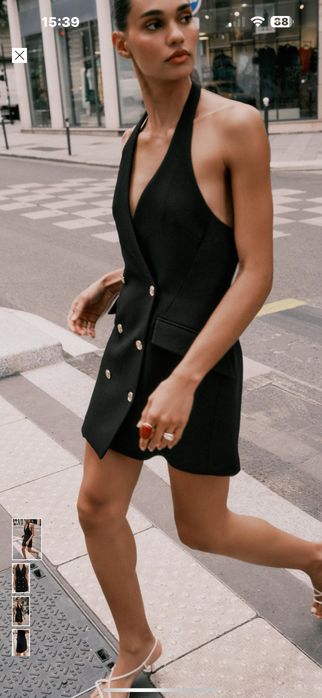 Къса  рокля  зара