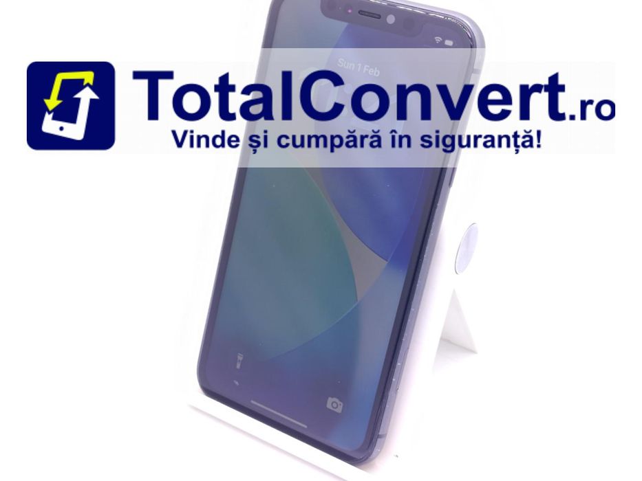 Apple iPhone 11 128GB Black 4GB Single SIM, Garantie 24 luni | #D89569