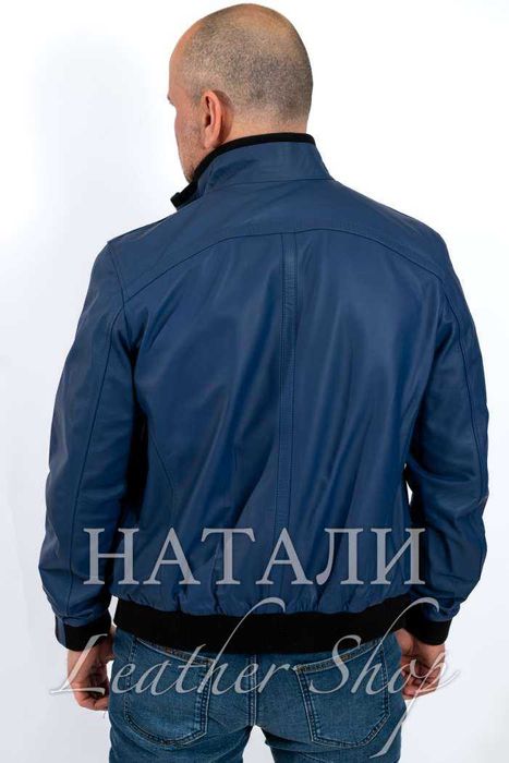 Кожен бомбър Бисер