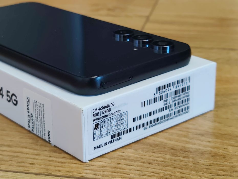 Samsung Galaxy A54 5G Graphite 128GB + husă + încărcător