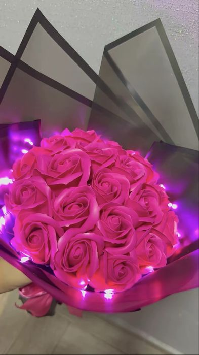 Букети от сапунени рози