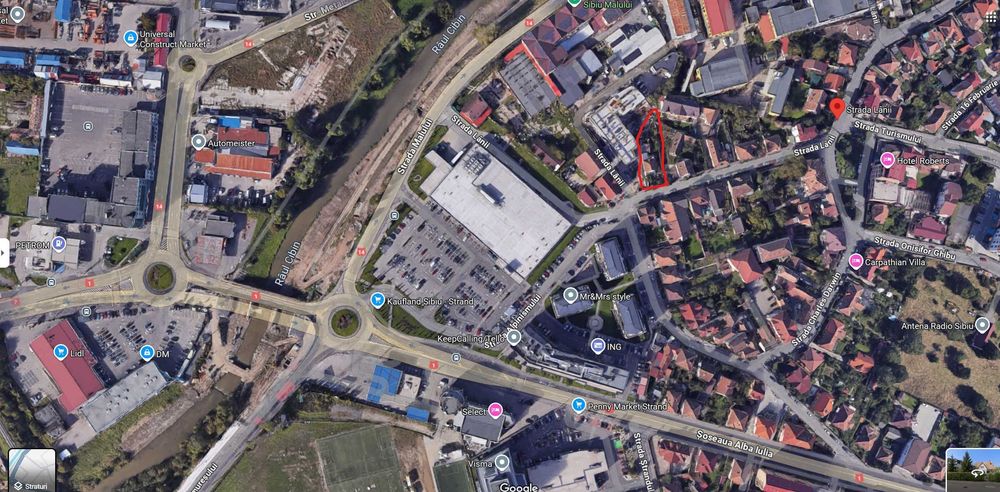 Vânzare teren 505mp + casă | Str. Lânii nr. 36a, Zona Centrală Sibiu