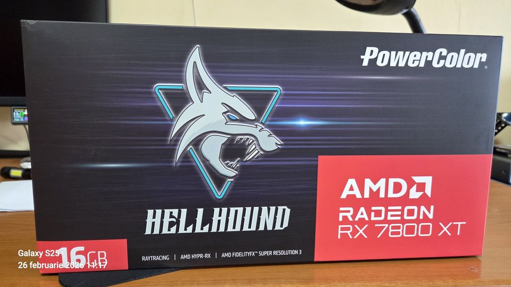 AMD RX 7800 XT PowerColor in garantie