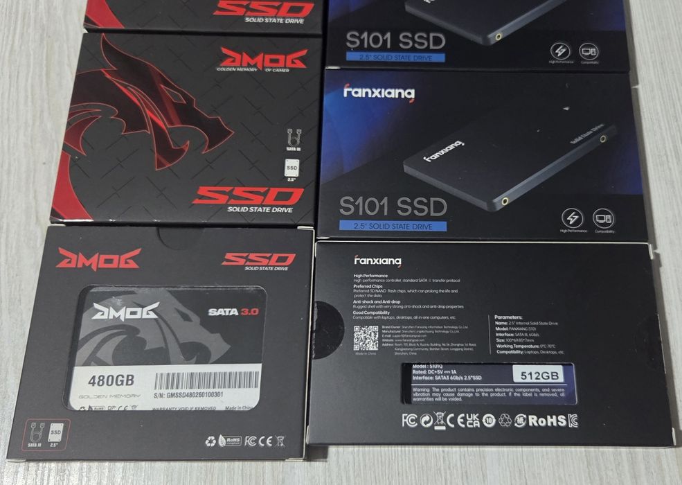 Новые SSD sata  512GB / 480GB, есть почта бтс и такси платня