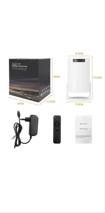 Видео Led проектор нов Led Proector