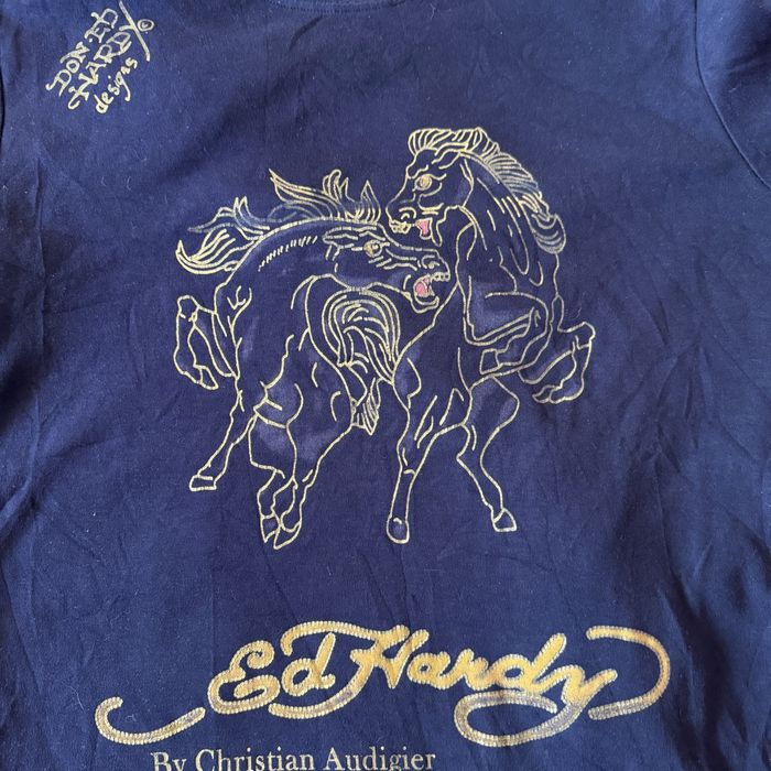 Ed Hardy блуза с дълъг ръкав