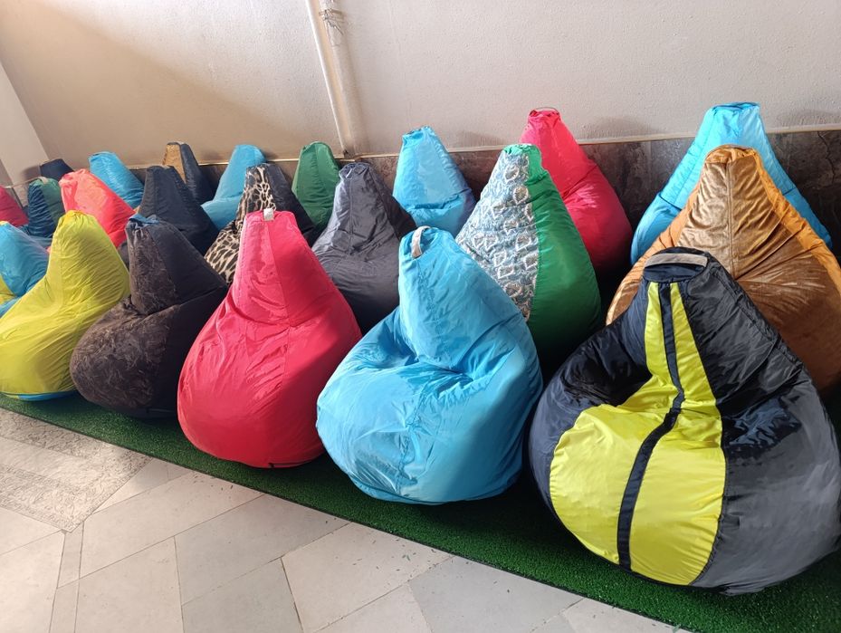 Бин бег. Кресло груша. Бин Бен. Пуфик. Подушки. Кресло  мяч