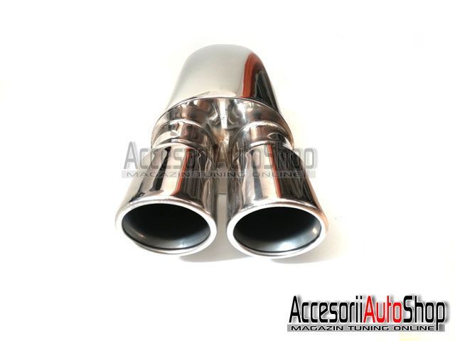 Toba Sport Dubla Inox Premium 2x76mm iesire