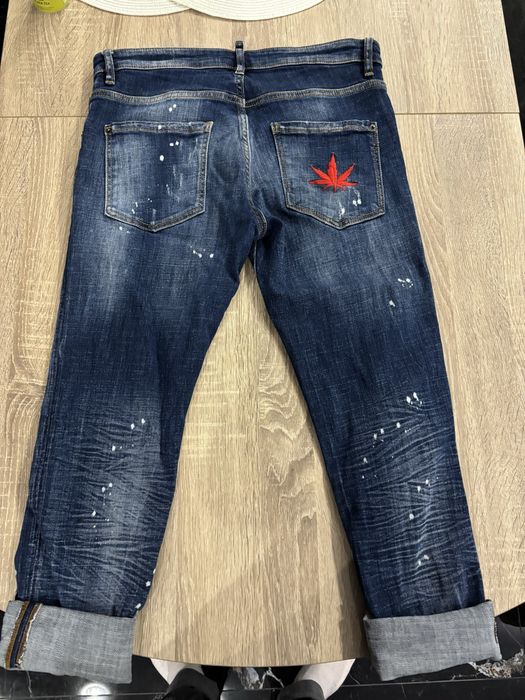 Дънково яке и дънки на dsquared2