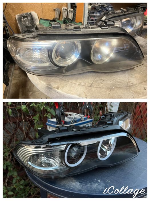 Reconditionare faruri bmw x5 E53