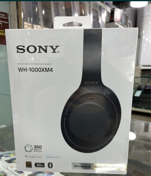 Sony WH - 1000 XM4 Black Silwer (оптом)