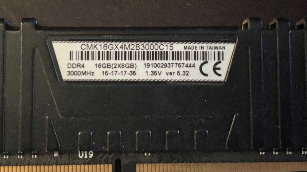 Memorie Corsair Vengeance LPX 16GB (2x8GB) DIMM, DDR4, 3000MHz