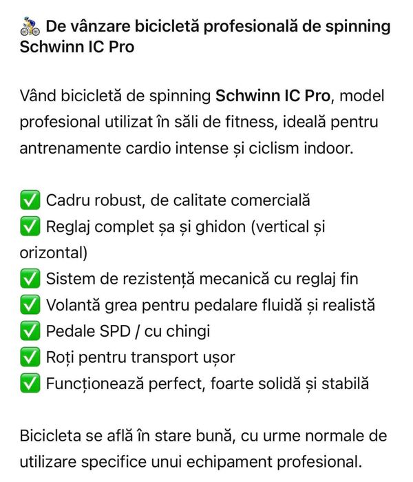 Bicicleta  Spinning