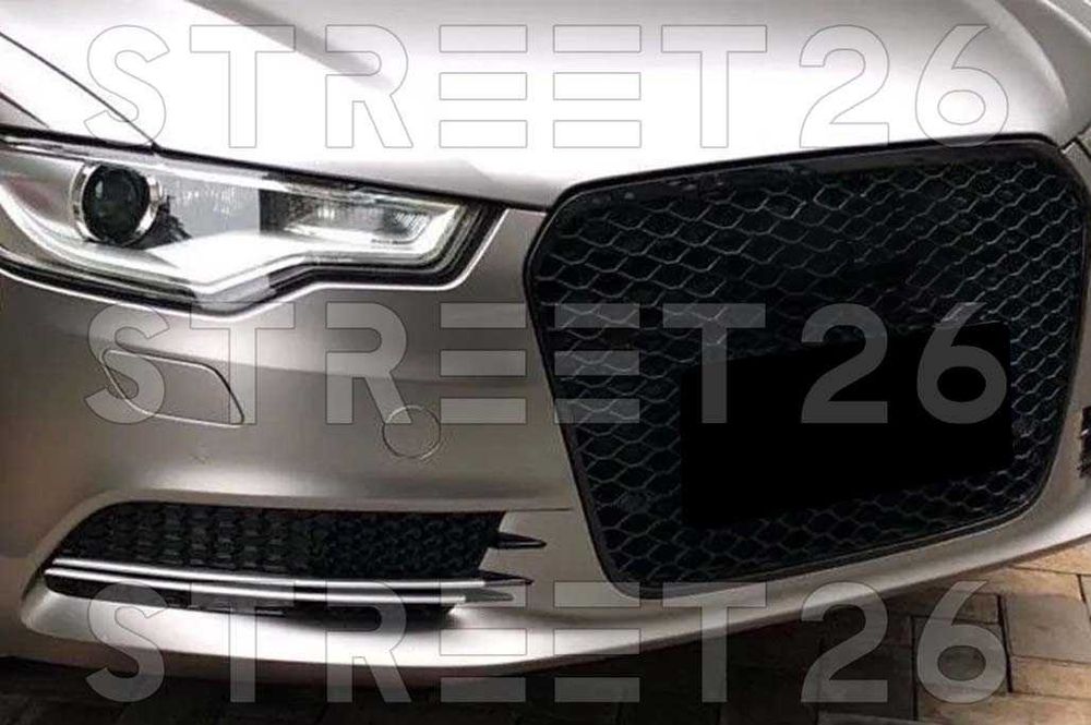Grile Laterale Audi A6 C7 Pre-Facelift (11-14) Negru Lucios fara ACC