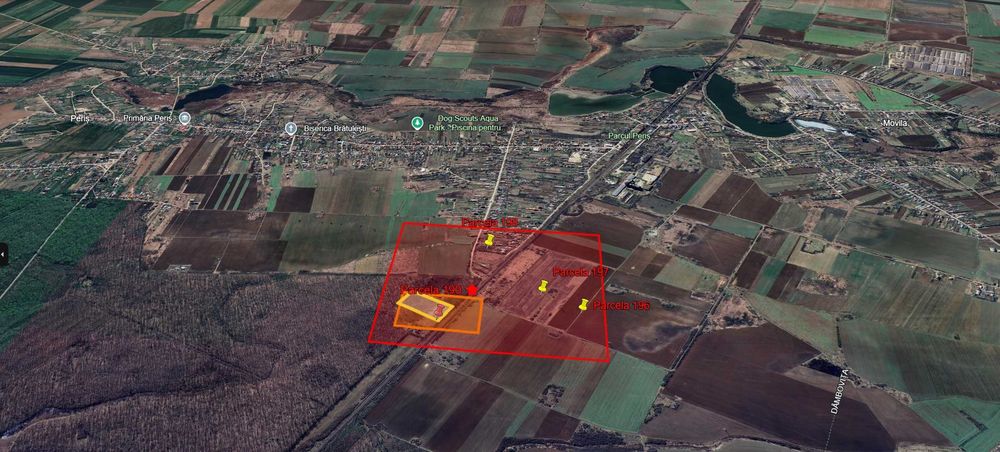 Vânzare 2 Terenuri Extravilan Periș–Cocioc, Ilfov