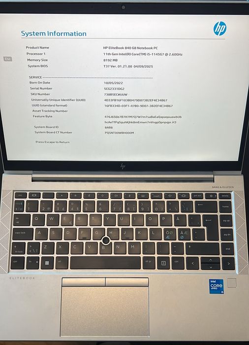 HP Elitebook 840  G8, 14", i5, 8/16/32Gb la cerere, SSD256
