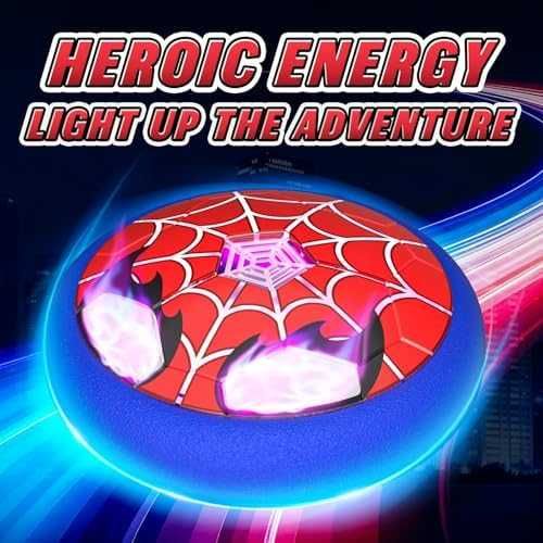 Нова LED футболна топка за момчета – плаваща играчка с мрежа паяк игра