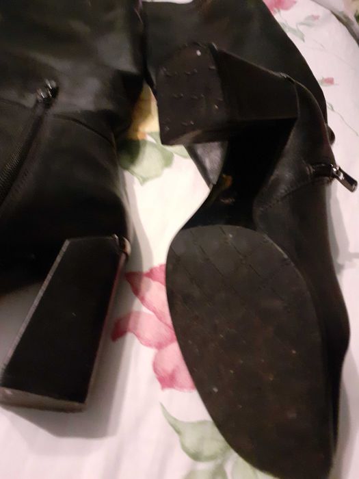 Cizme lungi din piele nr 37