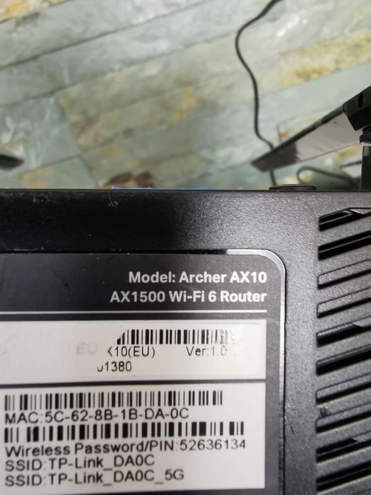 Router wireless TP-Link Archer AX10, Dual-band, WiFi 6, Gigabit