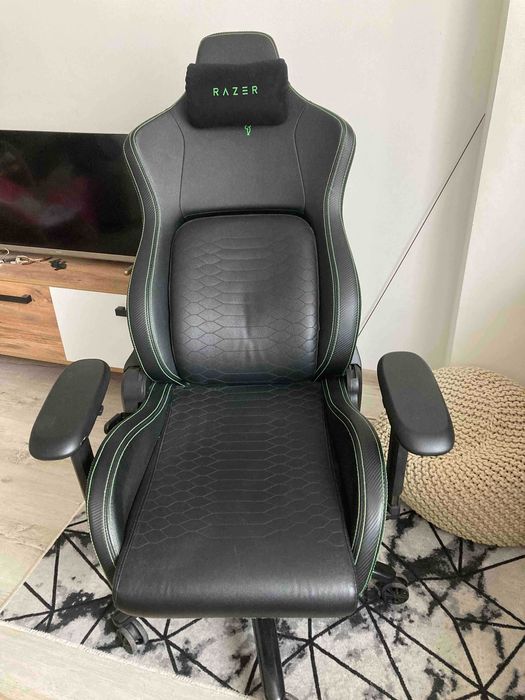 Gaming геймърски/офис стол Razer Iskur XL, Зелен