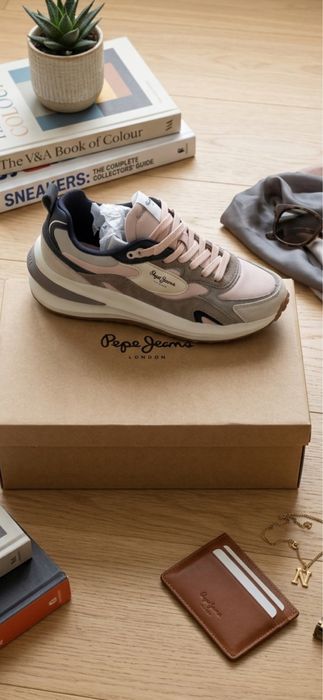 Adidasi dama Pepe Jeans, noi,nr 38, piele naturala