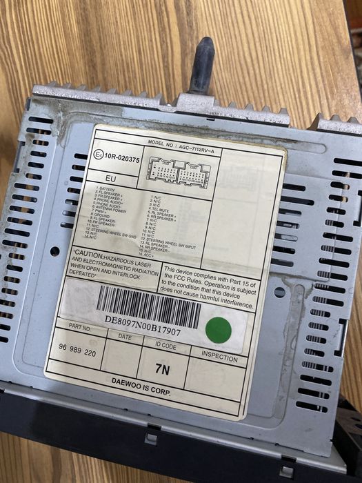 Автомагнитола Chevrolet Epica